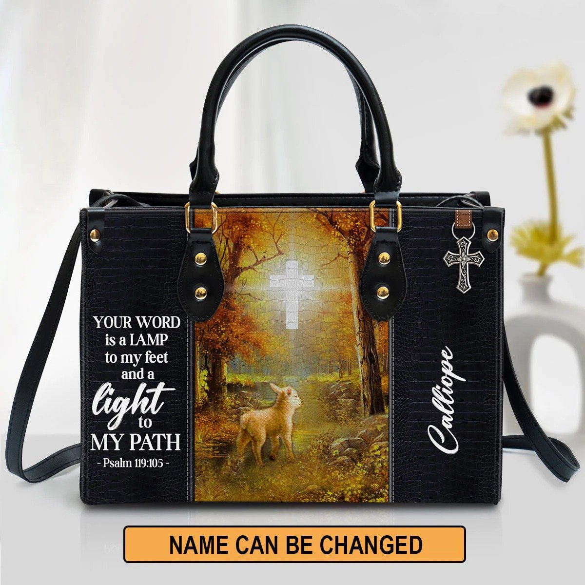 Personalized Easter Bag Light To My Path Purse Purse For Women