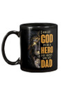 Gifts For Dad  Lion God Sent Me Dad As A Hero Mug