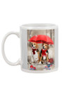 Beagle Couple In The Snow Gift For Dog Lovers Mug