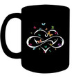 Colorful Butterfly Infinity Gift For Lover Mug