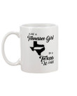 Just A Tennessee Girl In A Texas World Personalized State Gift Mug