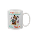 Horse And Butterflies Attitude Really Gift For Horse Lovers Mug