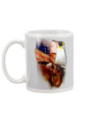 Penguin American Wings Gift For Penguin Lovers Mug