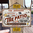 Personalized Patio Grilling Red Listen To The Good Music Custom Wood Rectangle Sign