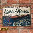 Personalized Speed Boat Lake Don't Hide Crazy Customized Classic Metal Signs
