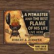 Personalized Grilling Couple Pitmaster Customized Classic Metal Signs