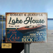 Personalized Speed Boat Lake Don't Hide Crazy Customized Classic Metal Signs