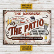 Personalized Patio Grilling Red Proudly Serving Custom Classic Metal Signs
