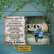 Personalized Camping Travel Trailer The Day I Met Customized Wood Rectangle Sign