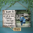 Personalized Camping Class C Baby Let's Go Customized Wood Rectangle Sign