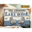 Personalized Lake Memories At The Lake Customized Wood Rectangle Sign