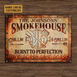 Personalized Grilling Burnt To Perfection Customized Classic Metal Signs