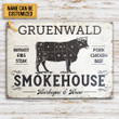 Personalized BBQ Smokehouse Classic Metal Signs