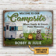 Personalized Camping Make Memories Customized Classic Metal Signs
