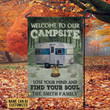 Personalized Camping Welcome To Lose Your Mind Customized Flag