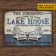 Personalized Lake Our Life Our Story Customized Classic Metal Signs