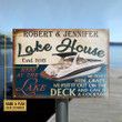 Personalized Boat Lake Don't Hide Crazy Customized Classic Metal Signs