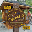Personalized Patio Grilling Listen To The Good Music Custom Wood Circle Sign
