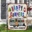 Personalized Camping Happy Campers Custom Flag