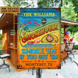 Personalized Grilling Smokehouse Smoke 'Em Color Custom Classic Metal Signs
