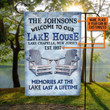 Personalized Lake Memories At The Lake Customized Flag