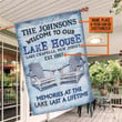 Personalized Lake Memories At The Lake Customized Flag