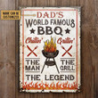 Personalized BBQ World Famous Customized Classic Metal Signs