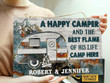 Personalized Camping Happy Camper Camp Here Customized Wood Rectangle Sign