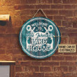 Personalized Lake House Welcome To Customized Wood Circle Sign