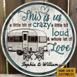 Personalized Camping Chair This Is Us Customized Wood Circle Sign