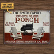 Personalized Grilling Porch Sit Long Custom Classic Metal Signs