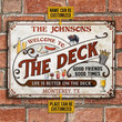 Personalized Deck Grilling Red Life Is Better Custom Classic Metal Signs