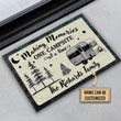 Personalized Camping One Campsite Customized Doormat