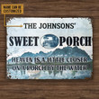 Personalized Lakes Porch By The Lake Customized Classic Metal Signs