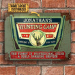 Personalized Deer Hunting Camp Customized Classic Metal Signs