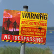 Lake Warning No Trespassing Customized Classic Metal Signs