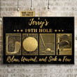 Personalized Golf 19th Hole Relax Unwind Customized Canvas