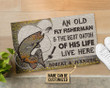 Personalized Fly Fishing Best Catch Of His Live Customized Doormat