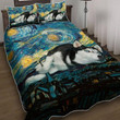 Husky Starry Night Bedding Set