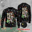 Hohoho Cow Merry Christmas Wool Sweater