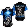 Christian Lion Knight Tshirt The Devil Saw Me With My Head Down