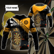 Personalized Darting Sports 3D Hoodie