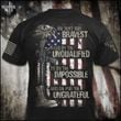 Veteran 3D Tshirt We Sent Our Bravest Led By The Unqualified PAN3TS0007