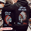 Personalized Till Our Last Breath Skull Native American Couple Hoodie