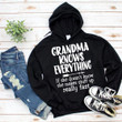 Grandma Knows Everything Mother's Day Tshirt