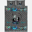 Personalized Jack And Sally Nightmare Halloween Quilt Set PANQBS0051