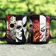Horror Movie Characters Happy Halloween Mug