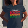 Celebrate Juneteenth 1865 Black African American Tshirt