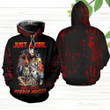Just A Girl Who Loves Horror Movies Hallowen Combo 3D Hoodie And Legging Set PAN3DSET0198