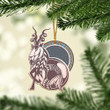Love Zodiac Capricorn Christmas Mica Ornament